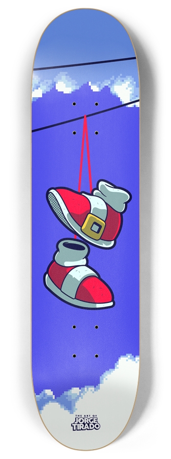Sonic Kicks Custom Skateboard 8 Inch Skateboard Deck