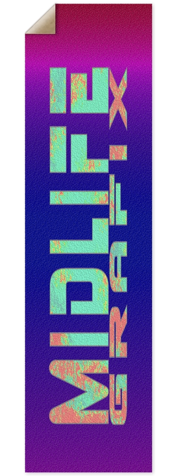 Midlife Grafix Fruity Blue Griptape 9 x 33 Inch Griptape