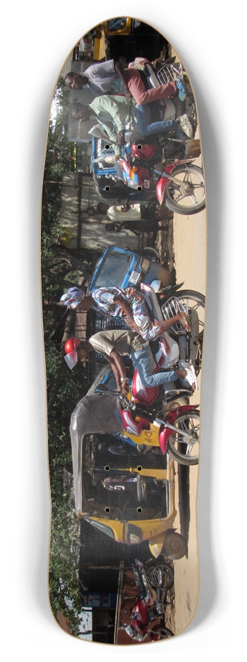 Custom Skateboard Retro Rocket
