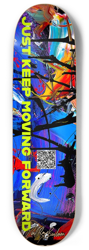 KEEP MOVING Custom Skateboard 9 Inch Skateboard