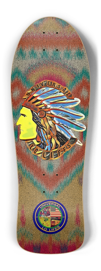 ULL Indian Head Deck Old School Shape