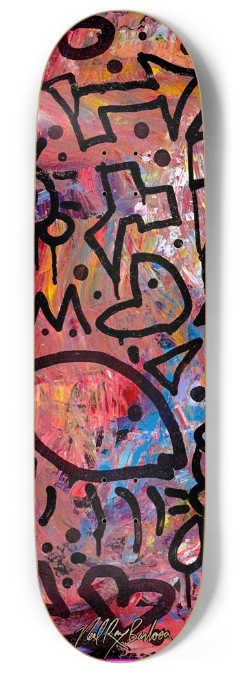 PACMAN PINK 9 Inch Skateboard