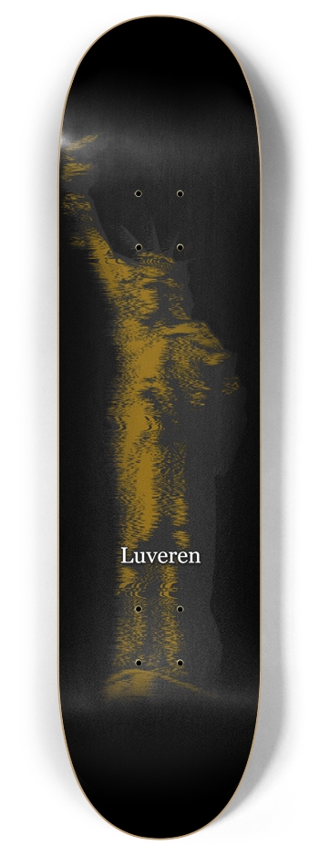 Statue Of Liberty Gold Luveren Deck 8 Inch Skateboard Deck