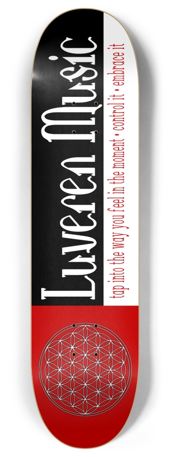Luveren Music Section 8 Inch Skateboard Deck