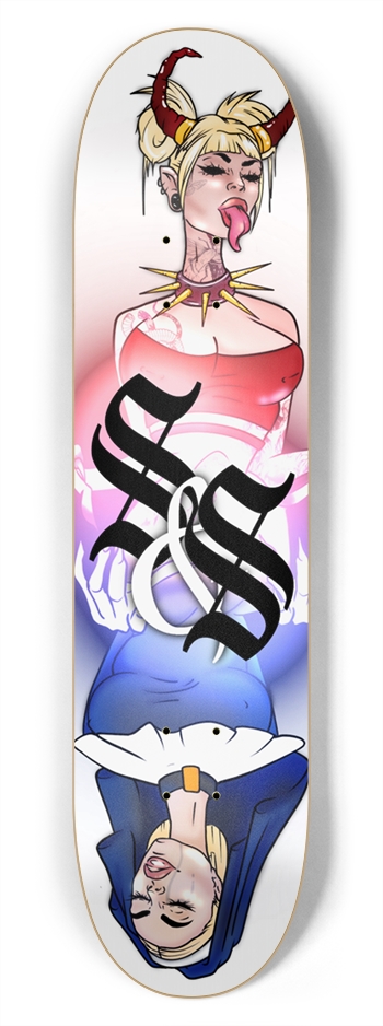 Heaven & Hell 7-3/4 Skateboard Deck