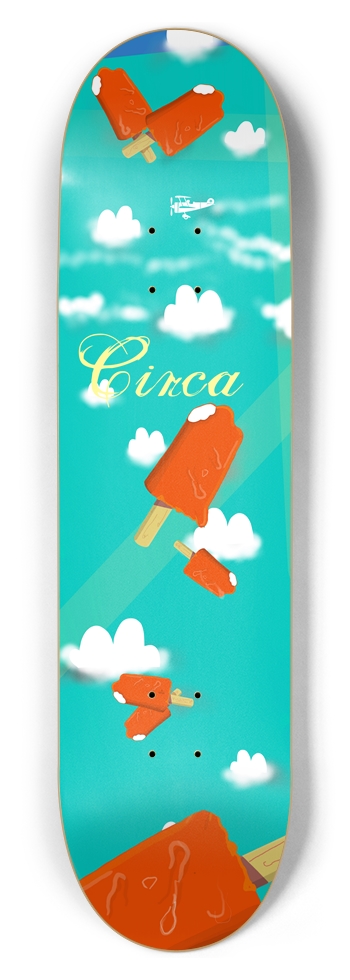 Circa 2005 8-1/2 Skateboard Deck