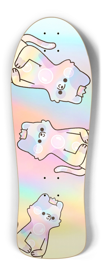 Bubbles - Old School Skateboard Old School Shape