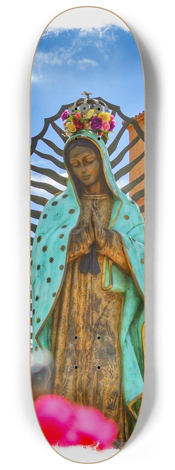 Our Lady Of Guadalupe Skateboard Santa Fe Skateboard 8-1/4 Skateboard Deck