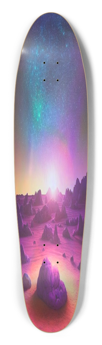 The Purple World Longboard Shape