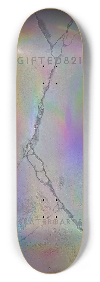 GIFTED821 SKATEBOARDS CRACK HOLOGRAM 