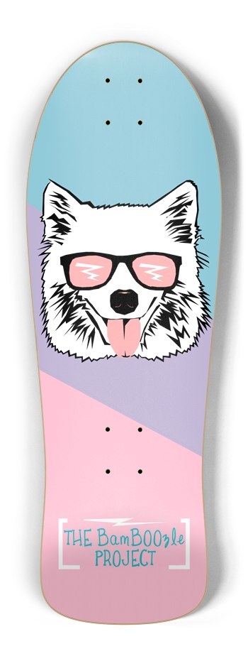 Cotton Candy Boo Cruiser Old School Shape