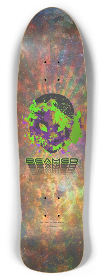 Orange Beamed Alien Special Edition Retro Rocket Retro Rocket