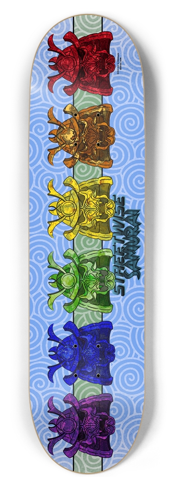 X Team Samurai Go! - 8.5" PRO Popsicle 8-1/2 Skateboard Deck