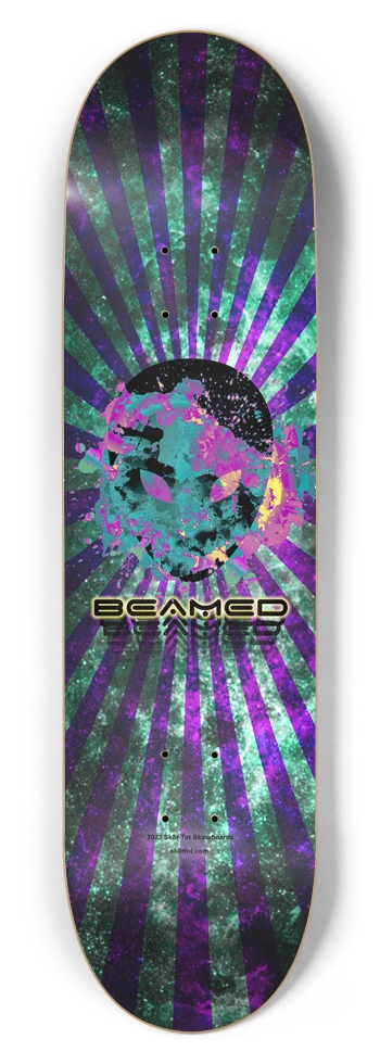 Pink Beamed Alien - 8.5" PRO Popsicle 8-1/2 Skateboard Deck