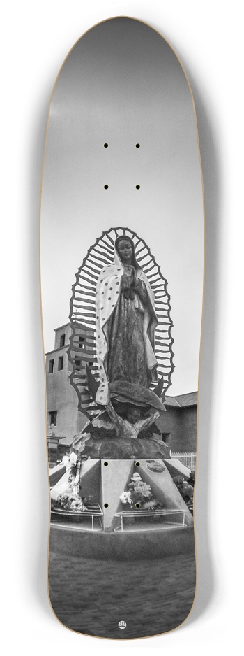 Virgen De Guadalupe Skateboard Santa Fe Photograph Retro Rocket