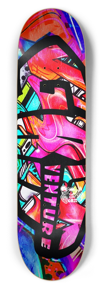 GRITventure Graffiti 8-1/2 Skateboard Deck