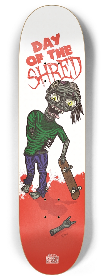Day of the Shred 8.0" 8 Inch Skateboard Deck