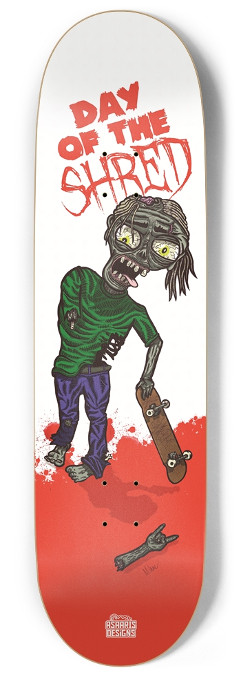 Day of the Shred 9.0" 9 Inch Skateboard