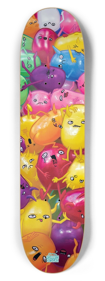 Bean Busy 7.75" 7-3/4 Skateboard Deck