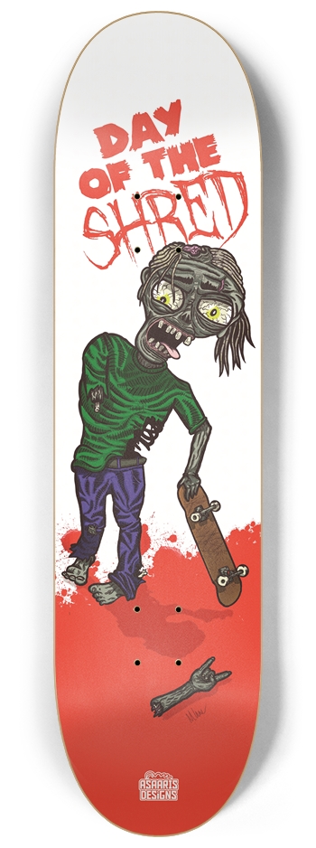 Day of the Shred 8.25" 8-1/4 Skateboard Deck