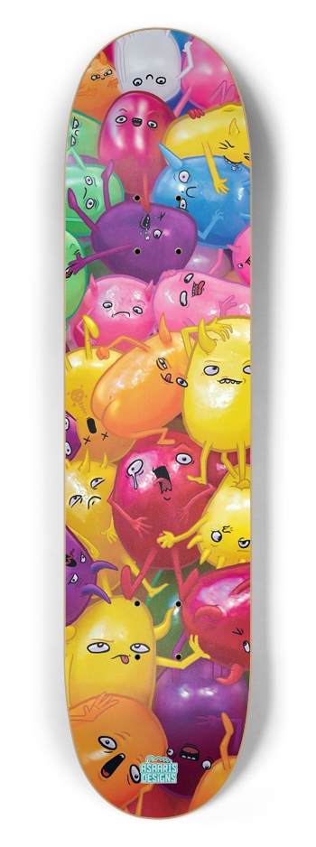 Bean Busy 7.5" 7-1/2 Skateboard Deck
