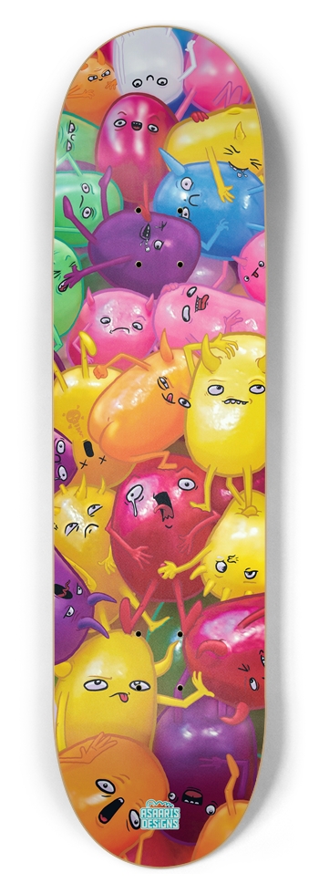 Bean Busy 8.5" 8-1/2 Skateboard Deck