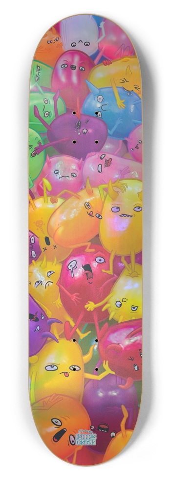 Bean Busy Holographic 8-1/2 Skateboard Deck
