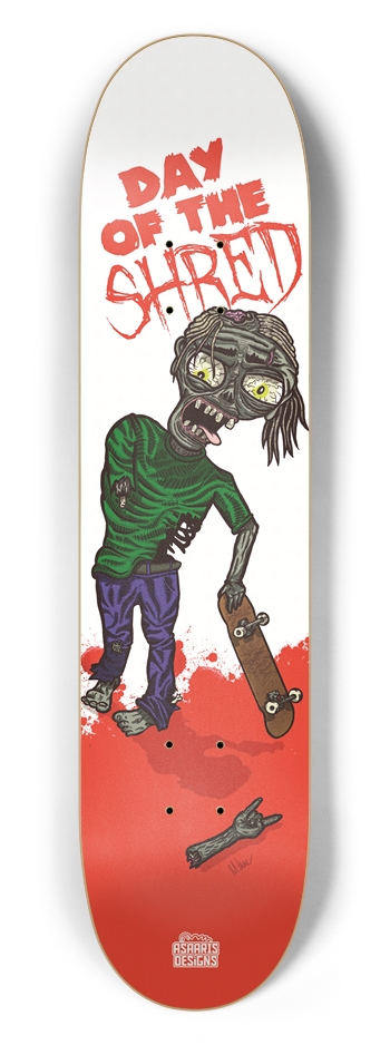 Day of the Shred 7.5" 7-1/2 Skateboard Deck