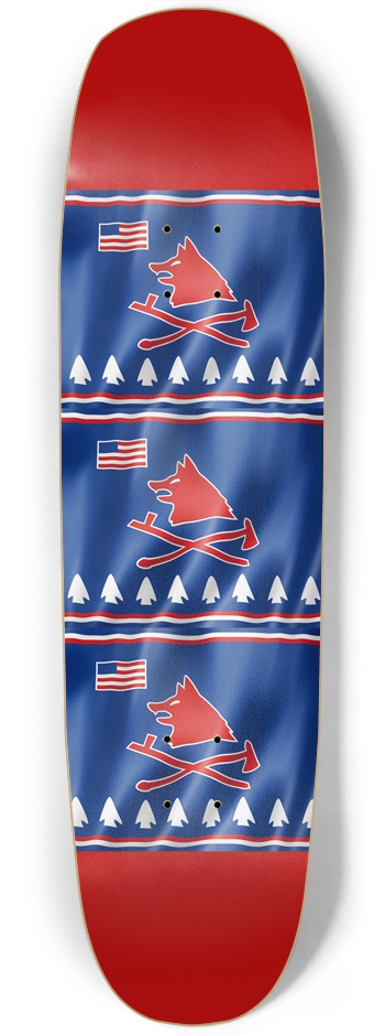 Pawnee Flag - Custom Skateboard Square Nose