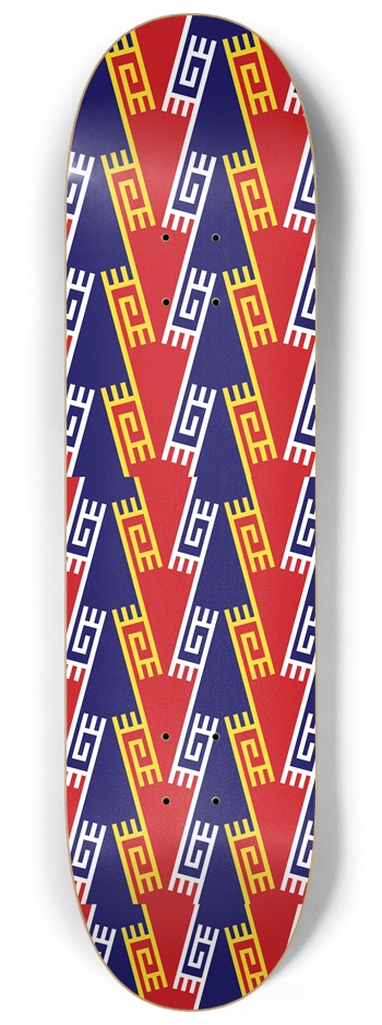 Comanche War Horse Custom Skateboard 8-1/4 Skateboard Deck