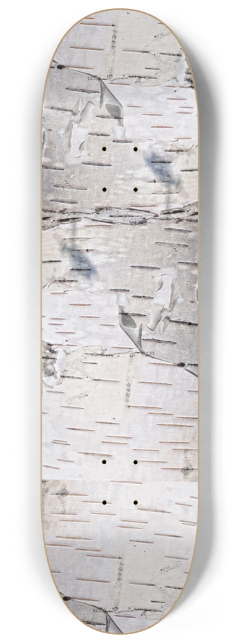 Birch Bark I - Custom Skateboard 8-1/4 Skateboard Deck