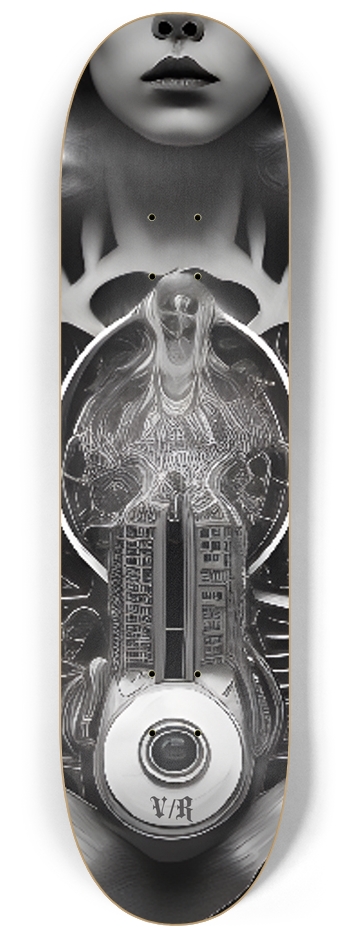 V/R - Custom Skateboard w/ AI Generated Graphics 8-1/4 Skateboard Deck
