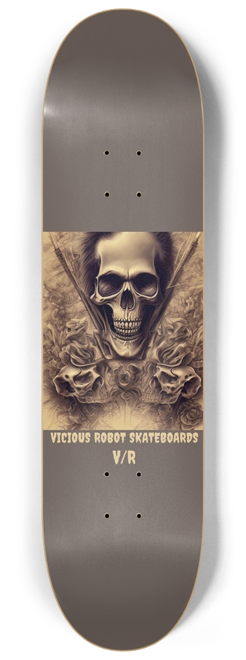 V/R - Custom Skateboard w/ AI Generated Graphics 8-1/4 Skateboard Deck