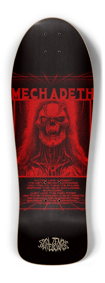 MECHADETH - Mustaine-Deth-Machine Old School Shape