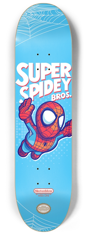 Super Spidey Bro 8 1/4 8-1/4 Skateboard Deck