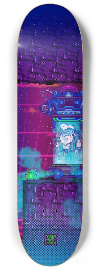 Dr. Synthwave Light 8.25 8-1/4 Skateboard Deck
