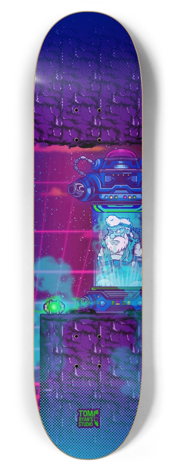 Dr. Synthwave Light 7 7/8 7-7/8 Skateboard Deck