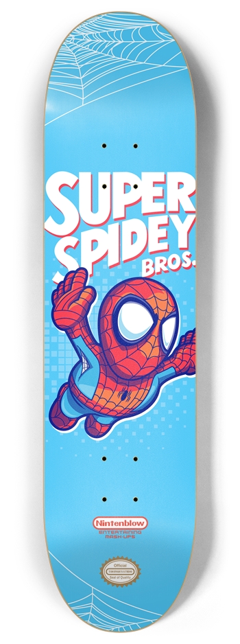 Super Spidey Bro 8 8 Inch Skateboard Deck