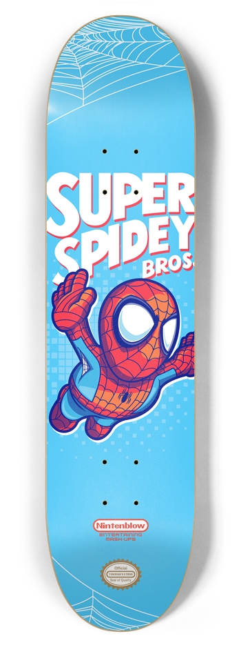 Super Spidey Bro 7 7/8 7-7/8 Skateboard Deck