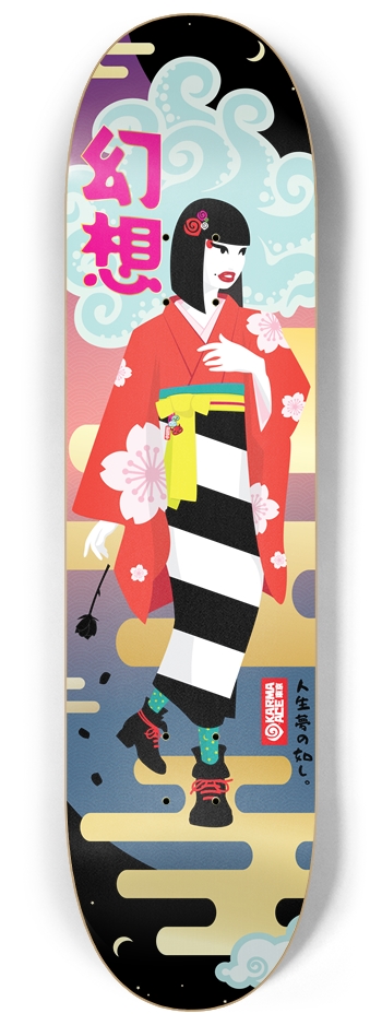 Karma Ace: Dreamie-chan 8-1/4 Skateboard Deck