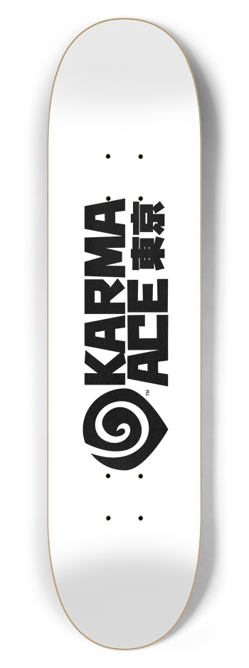 Karma Ace: Tokyo Logo - Custom Skateboard 7-3/4 Skateboard Deck