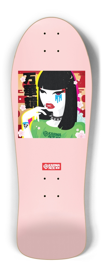 Karma Ace: Old-school Dreamie - Custom Skateboard Old School Shape