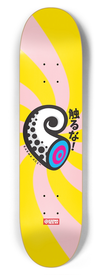 Karma Ace: Bad Touch! - Custom Skateboard 7-3/4 Skateboard Deck