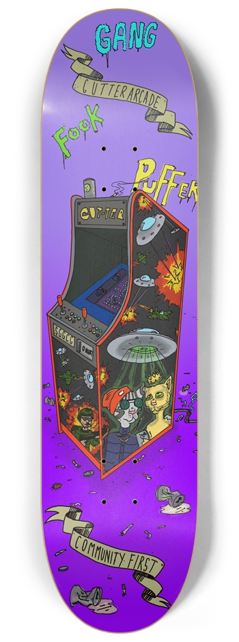 Gutter Arcade 8-1/4 Skateboard Deck