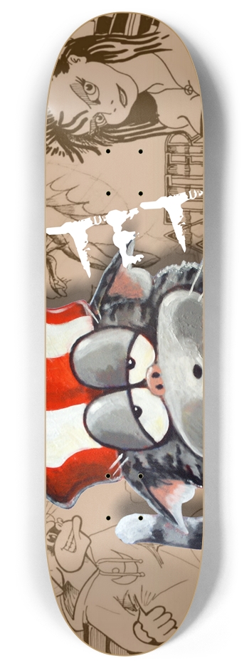 TET Froyd Non Pro Model Skateboard 8 Inch Skateboard Deck