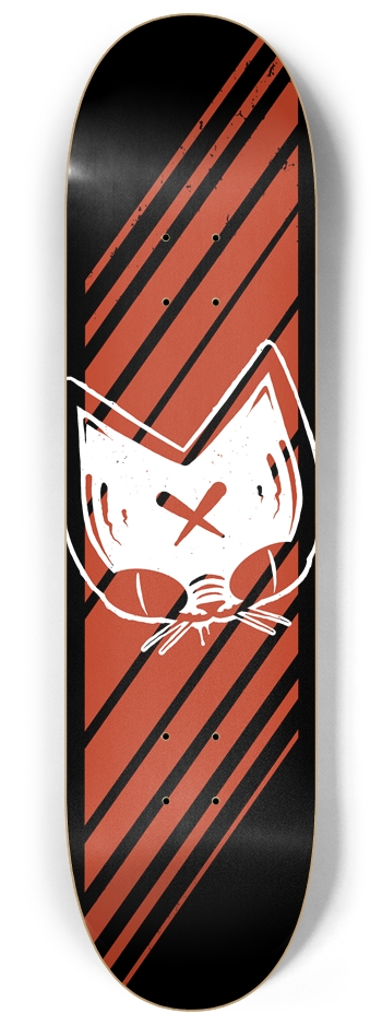 Blk Cat 8-1/4 Skateboard Deck