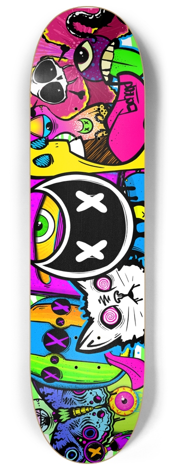 Collage 8-1/4 Skateboard Deck