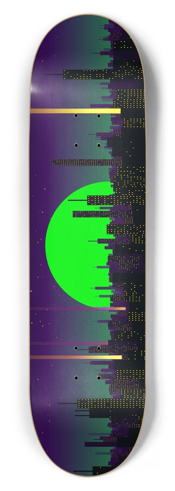 Toxic City - 8.5" PRO Popsicle 8-1/2 Skateboard Deck