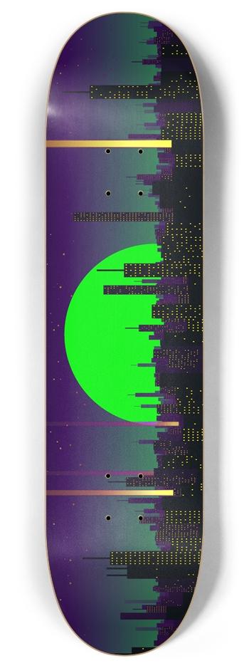 Toxic City - 8" Popsicle 8 Inch Skateboard Deck
