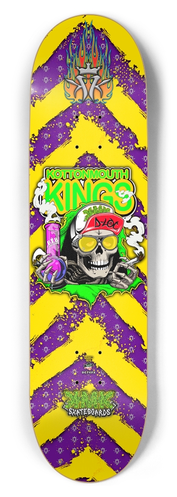 KMK "smoke purp" 8.5" 8-1/2 Skateboard Deck